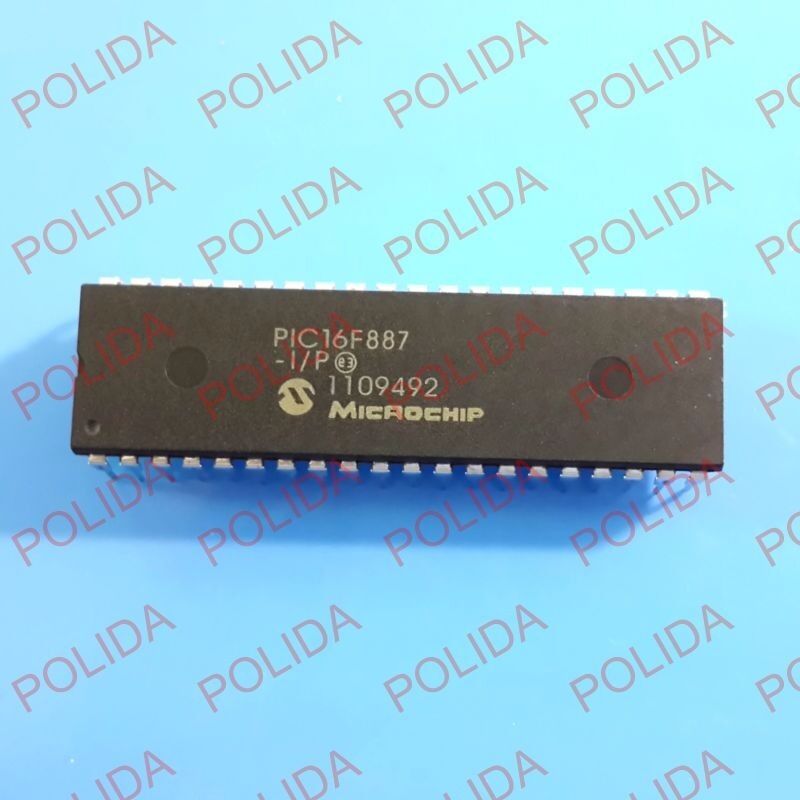 10PCS MCU IC MICROCHIP DIP-40 PIC16F887-I/P PIC16F887