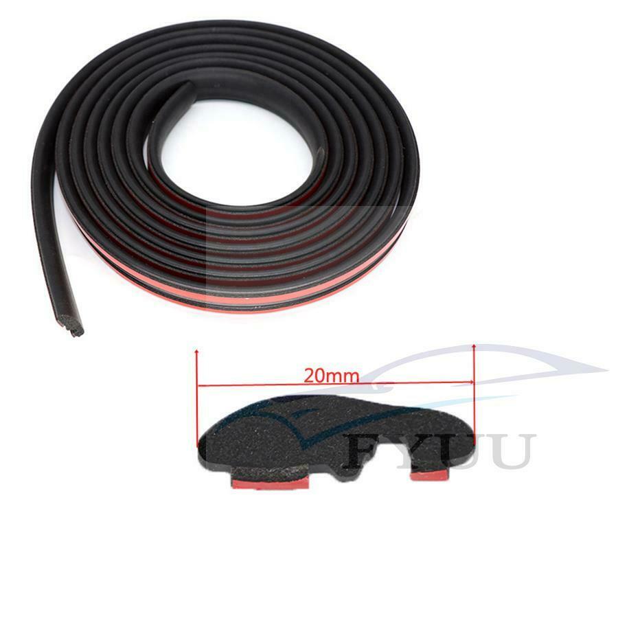 5m 20mm Rubber Seal Car Front Rear Windshield Sunroof Waterproof Dustproof Edge