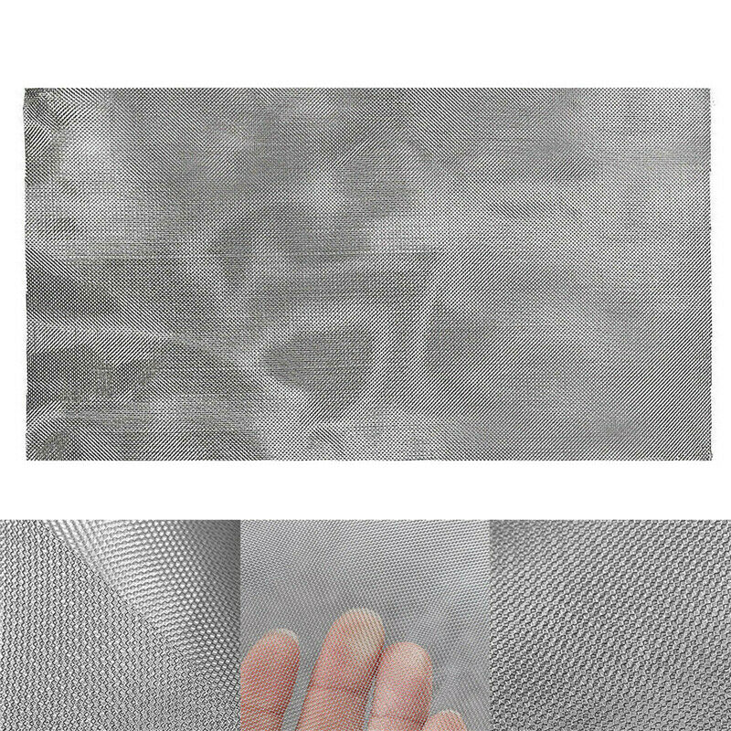 12"x 24" 304 Stainless Steel Woven Wire Filtration Grill Sheet Fine Filter