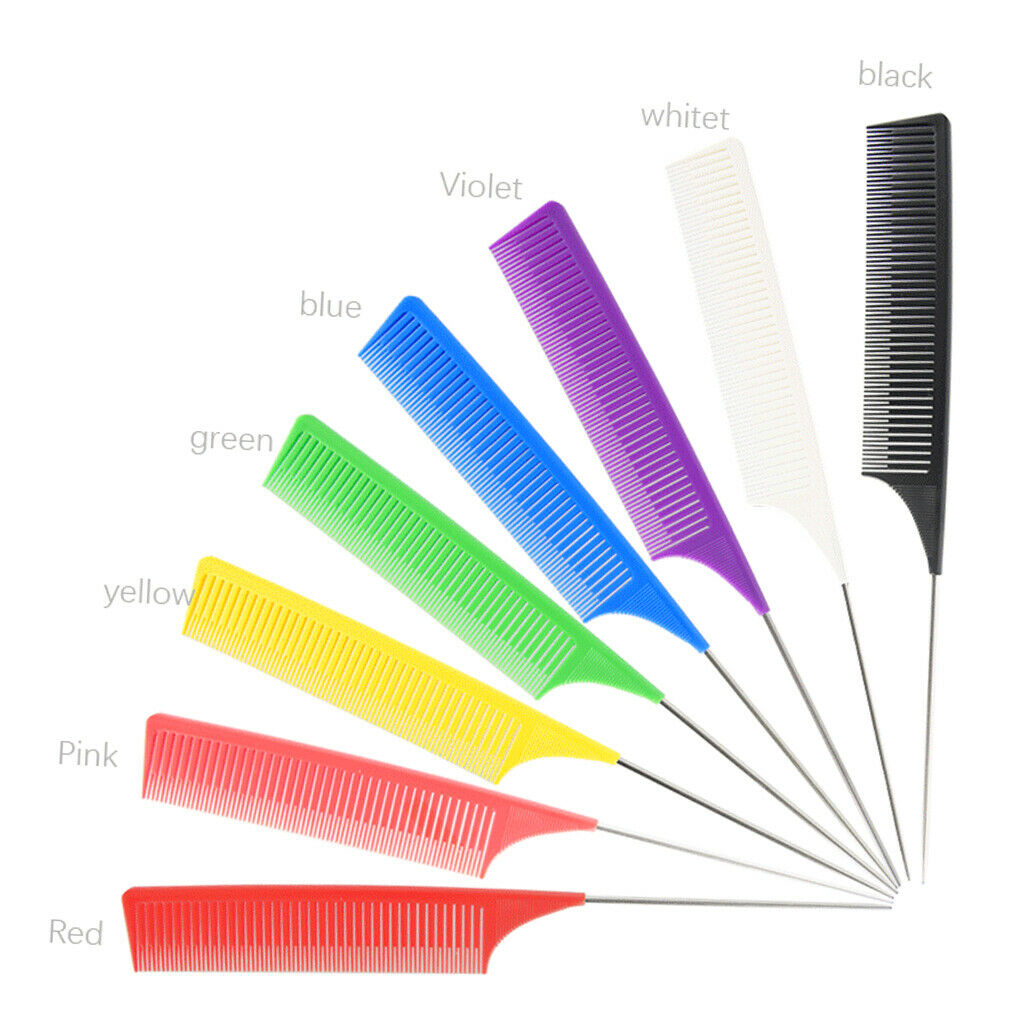 Hair Highlight Weave Comb Tail Pro-hair Dyeing Comb Weaving Cutting Comb