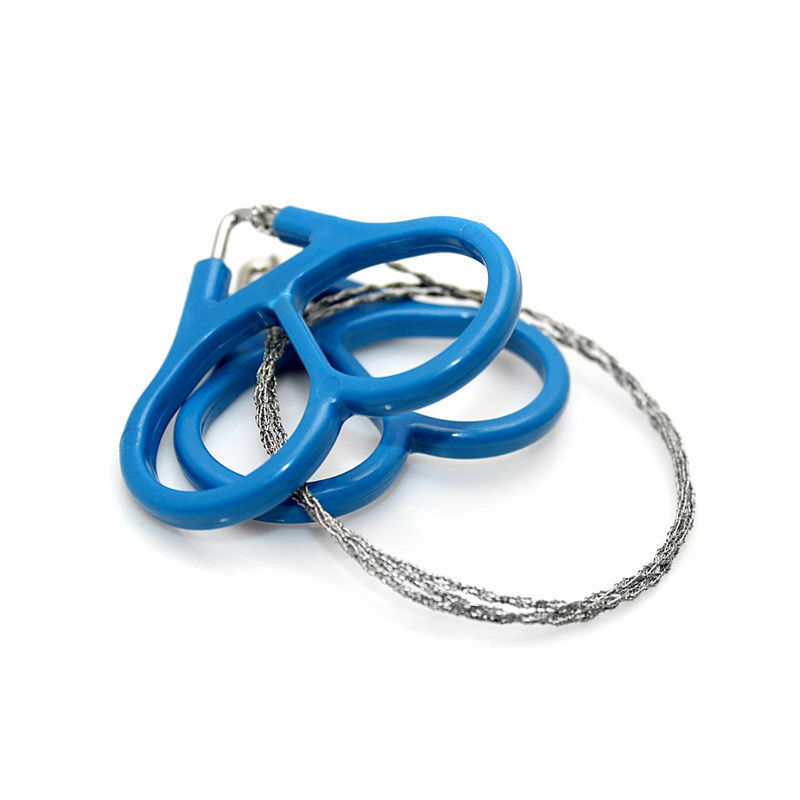 Outdoor Life Saving Wire Saw Stainless Steel Portable Rope Survival Camping Saws