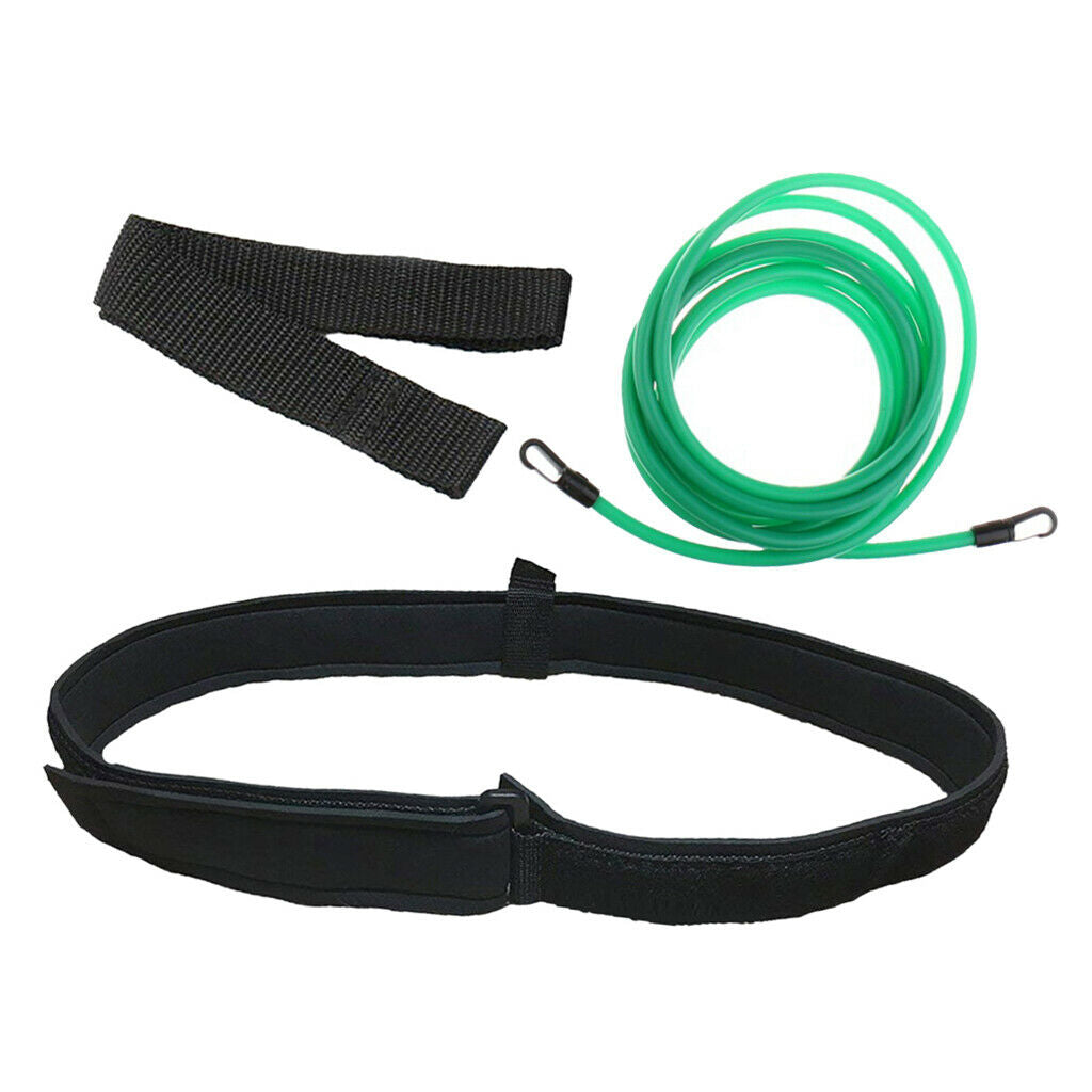 4 Set Swim Bungee Training Belt Exerciser Belt Cords Swim Training Supplies