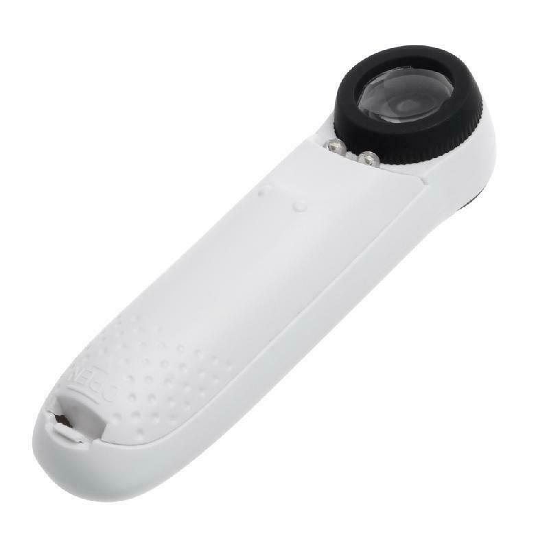 40x LED Light Magnifier Magnifying Glass Jeweler Loupe Watch Loop Repair White