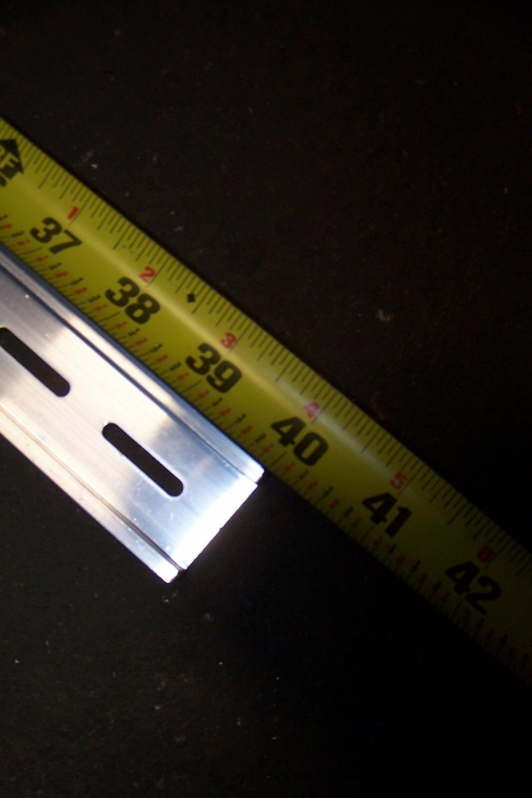 5 Piece 0.5 Meter Aluminum U-Groove Slotted DIN Rail For C45 Switch Meter