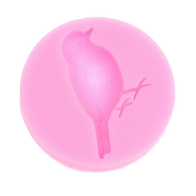 DIY Bird Silicone Mold Cake Decorating Tools Chocolate Dessert Decorators.l8