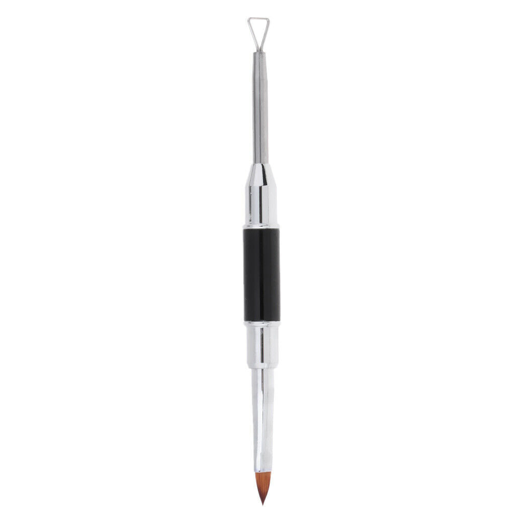 2 Way Nail Art Painting Drawing DIY Brush Pen Nail Polish Remover Scraper 2#