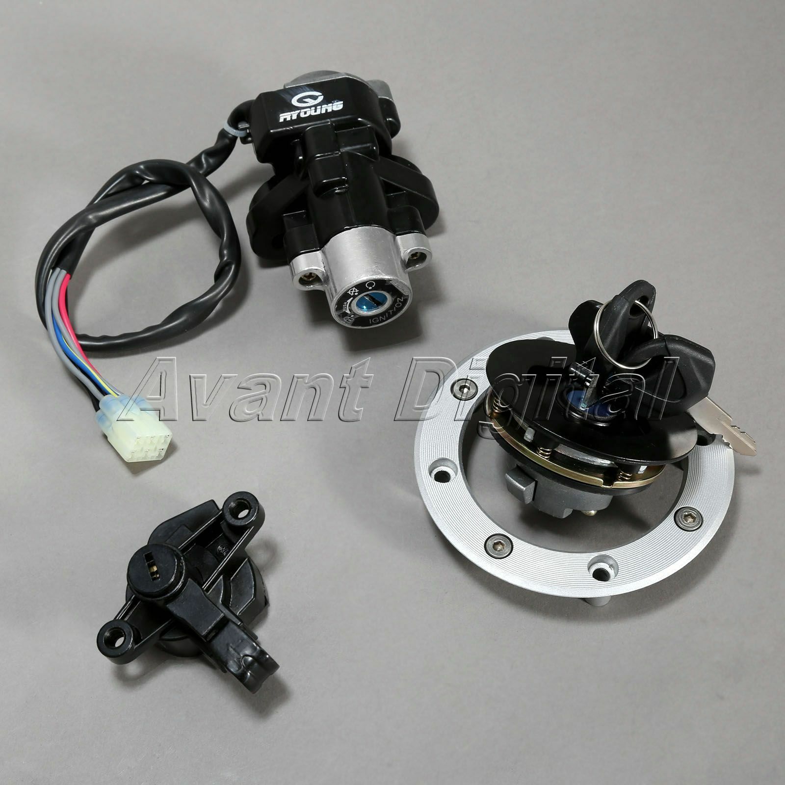 Ignition Switch Lock  Fuel Gas Cap Key For Suzuki GSF600 GSF1200 Bandit 1995-05