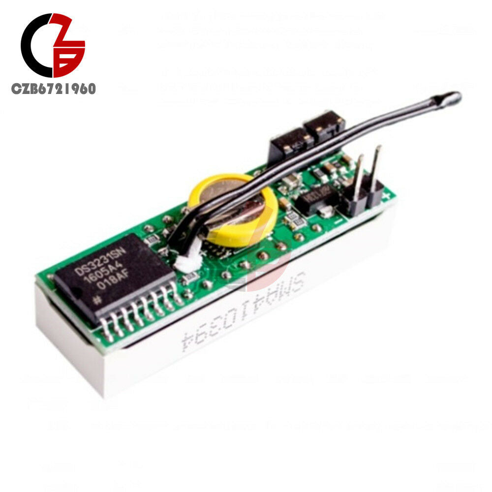 3 in 1 LED DS3231SN Digital Clock Temperature Voltage Module DIY Electronic Red