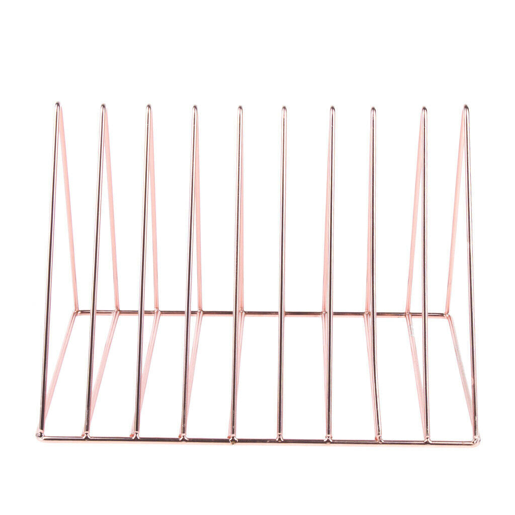 Fashion Metal Bookshelf Book Stand, Magazine Holder for Magazines, Organizer for