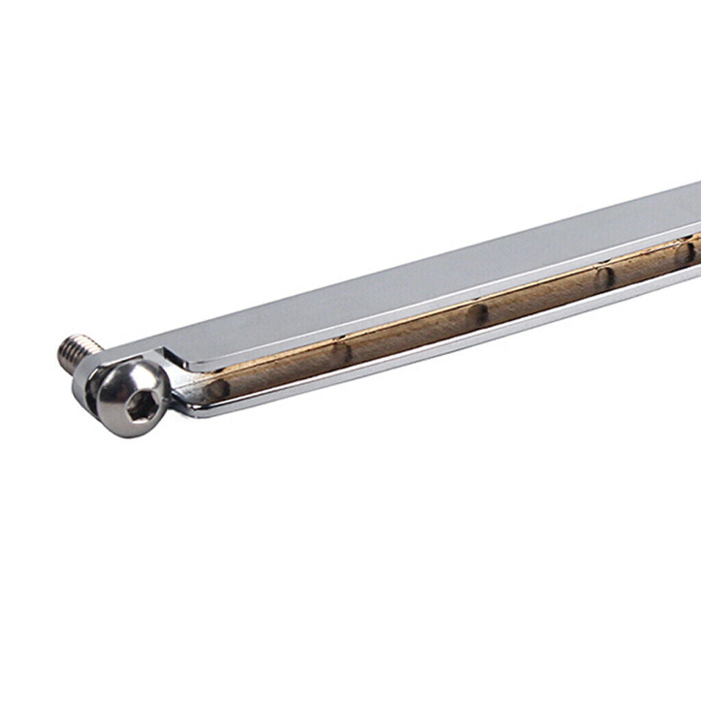 Adjustable Alloy Acoustic / Classical Guitar Bridge Saddle And Nut Set