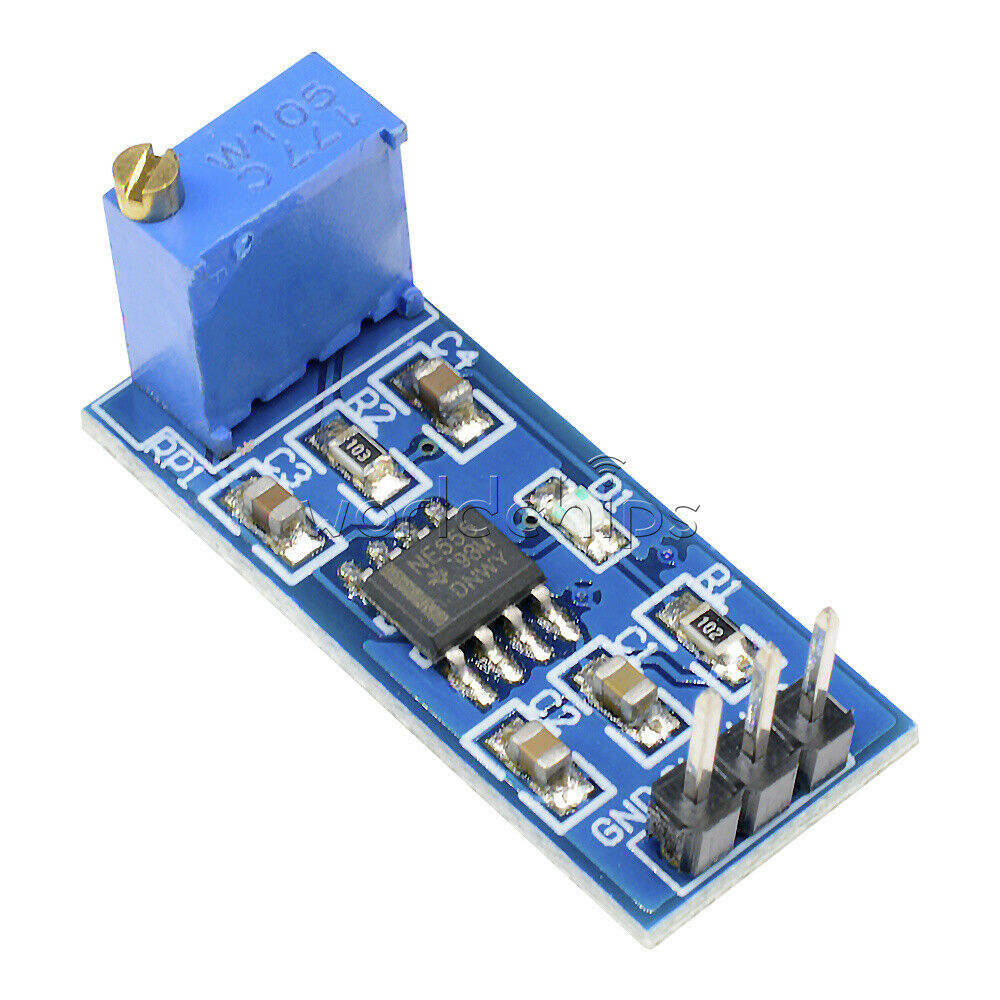 NE555 IC Pulse Signal Generator Module Frequency Adjustable Square Wave Ouptut