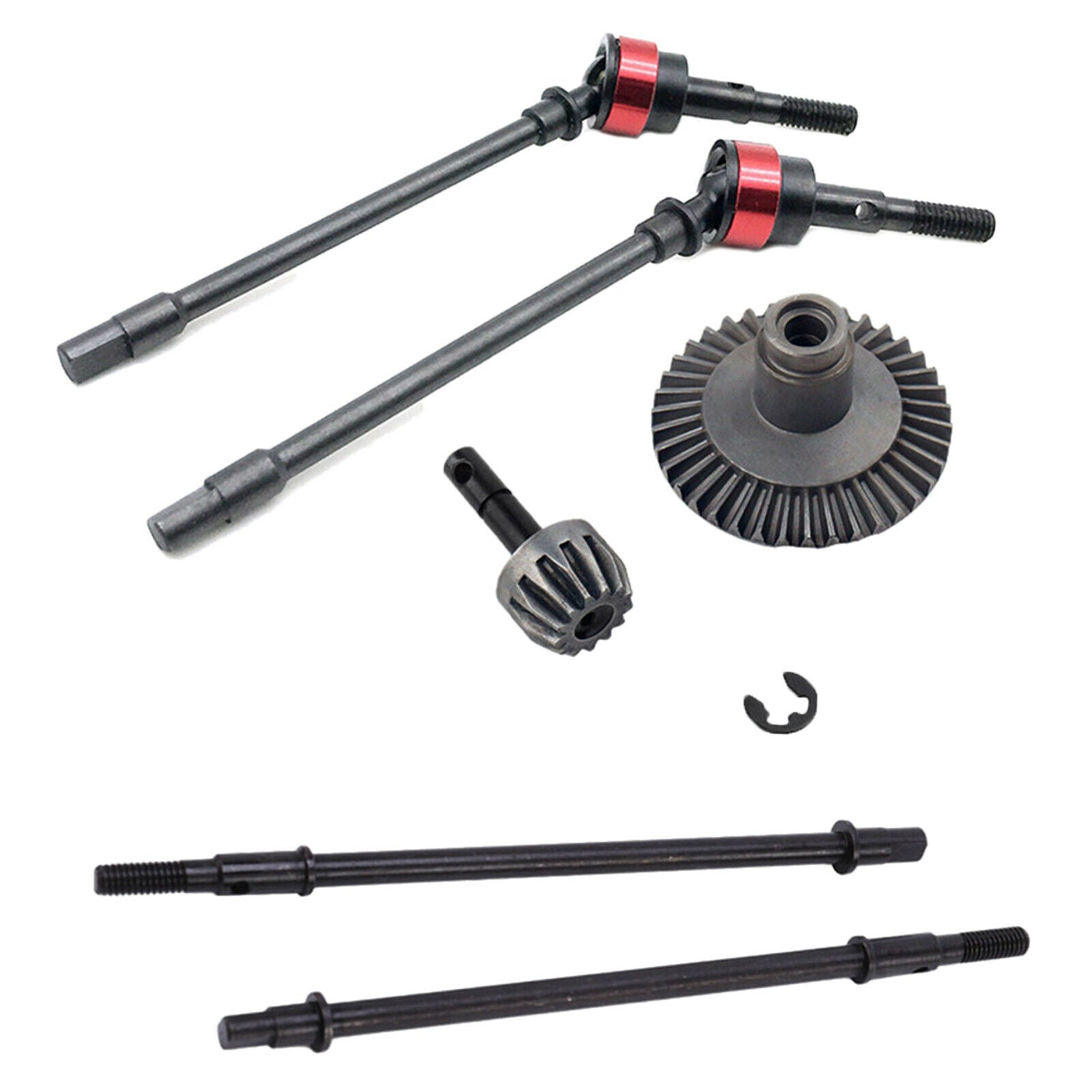 RC Car Drive Shaft, CNC Precision Metal Drive Shaft Dogbone for Axial SCX10 RC