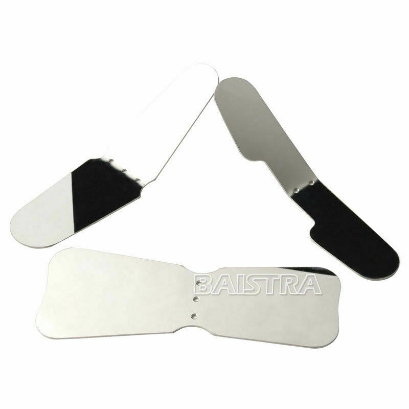 3 X Dental Ortho Intra oral Photography Mirror Glass Reflector Mouth Mirror