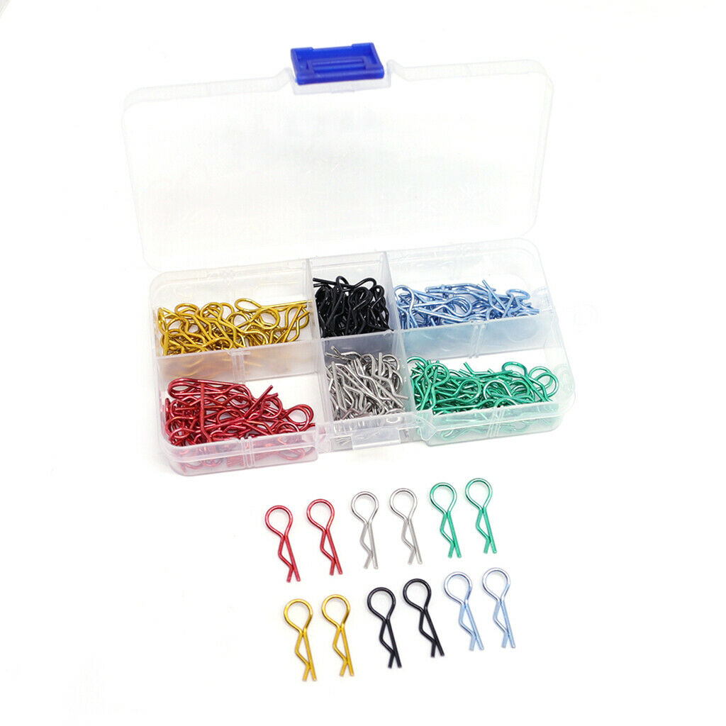 180x Body Shell R Shape Clips Pin for 1/10 1/12 Nitro Electric RC Racing Car