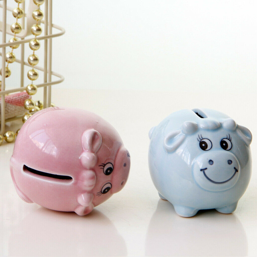 Cartoon Animal Ceramic Piggy Bank Birthday Gift for Kids