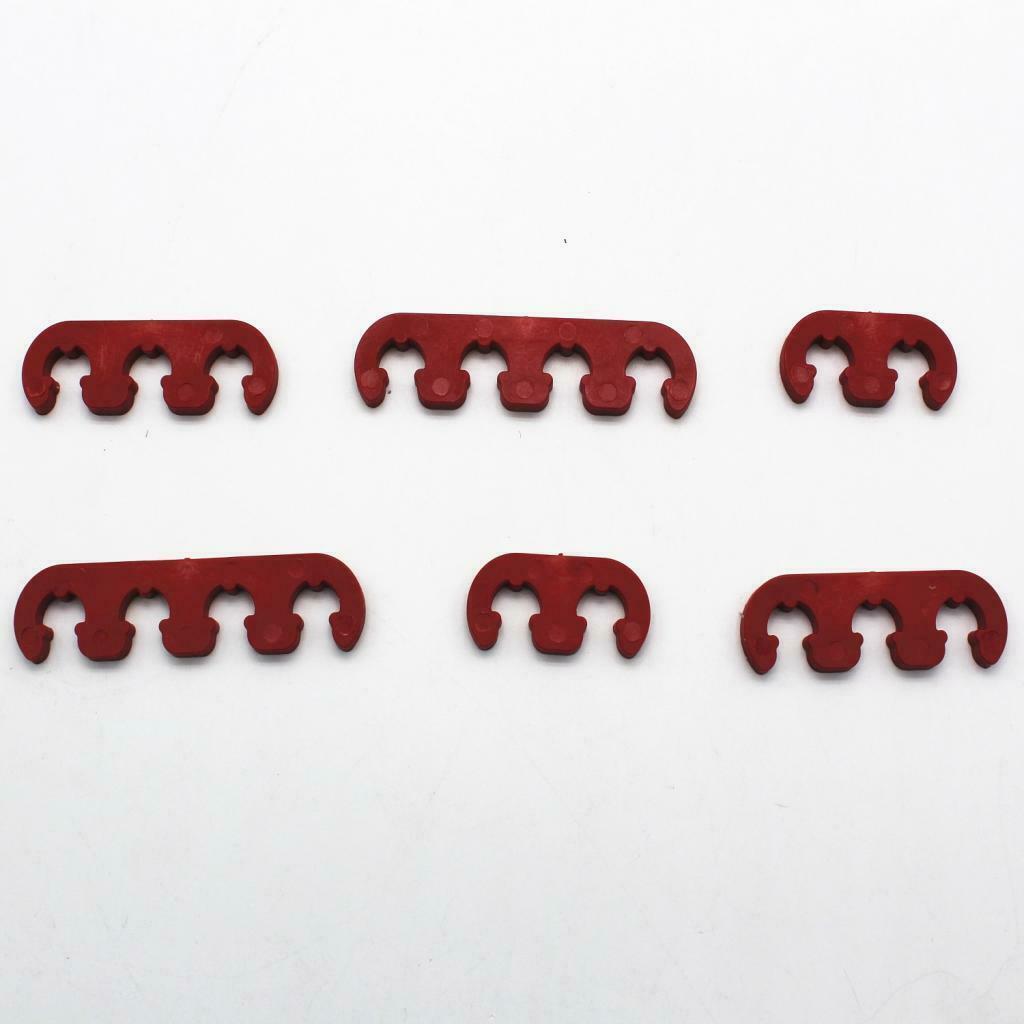 6x Plastic Spark Plug Wire Separators 7mm 8mm 9mm Universal For Chevy Ford