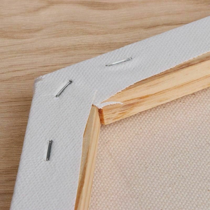 Blank Hexagon Artist Canvas Art Board Plain Painting Stretched Framed White 40cm