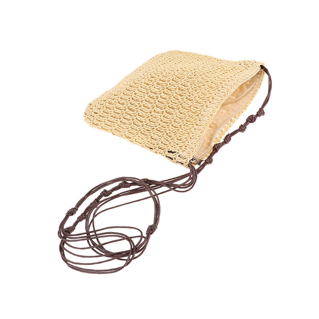 Ladies Hand-woven Satchel Messenger Beach Crossbody Bags with Cool Comfortable