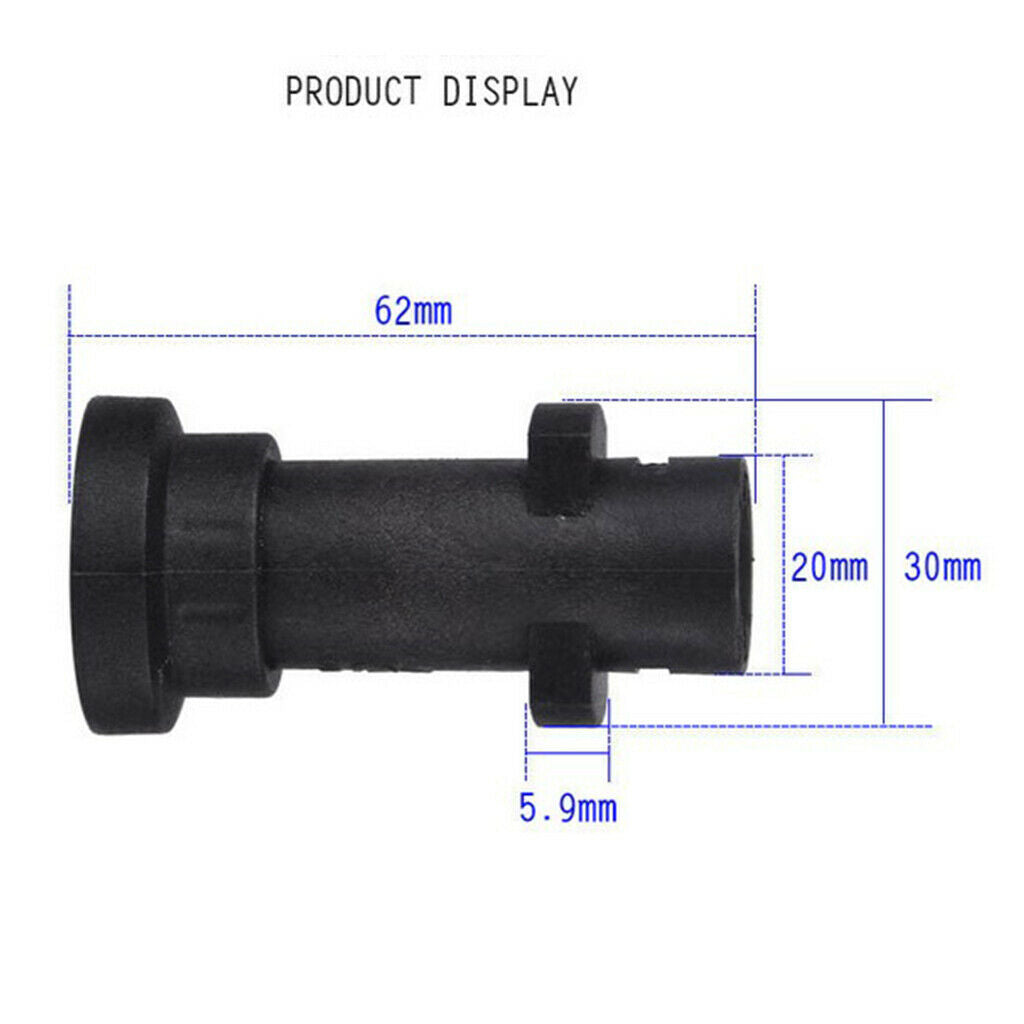 1/4" Pressure Washer Foam Lance Converter Connetor fit Karcher K2-K7 Accs