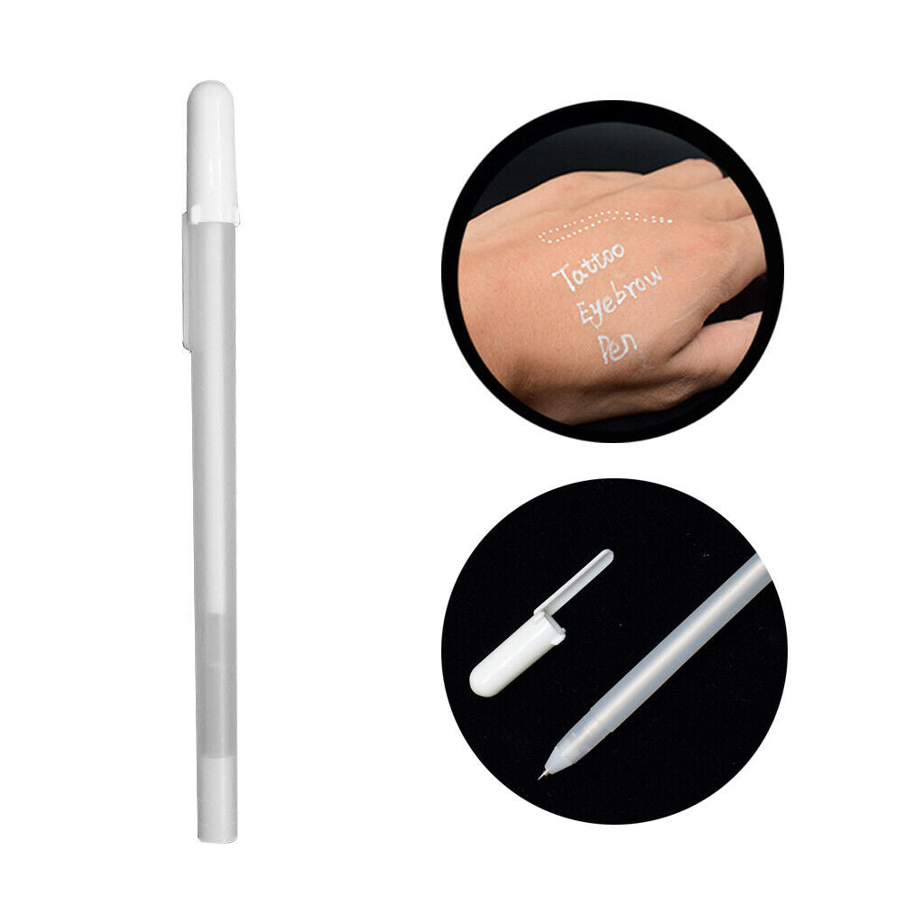 White Skin Markers For Eyebrow Make Up Micrometer Measurement Tool