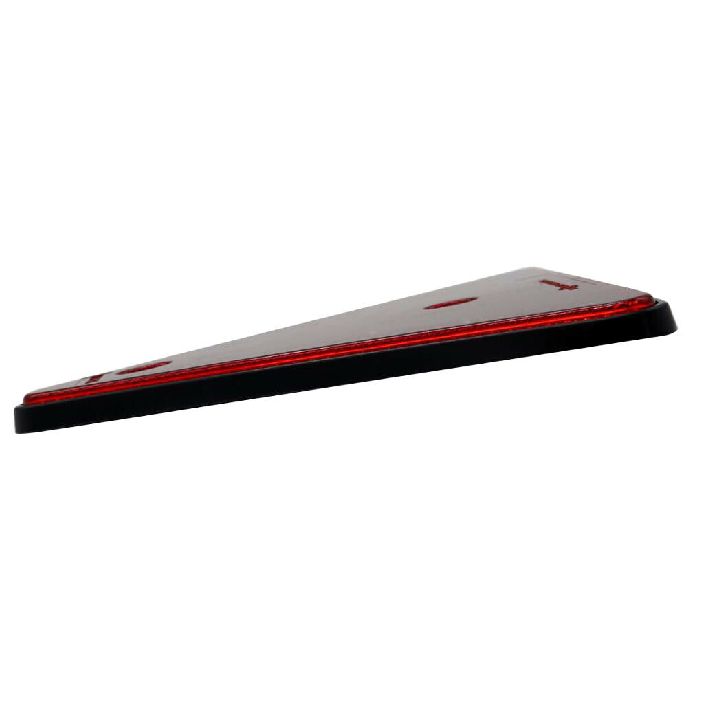 2pcs Red Safety Triangle Reflector for Automotive Fire Fighting Truck