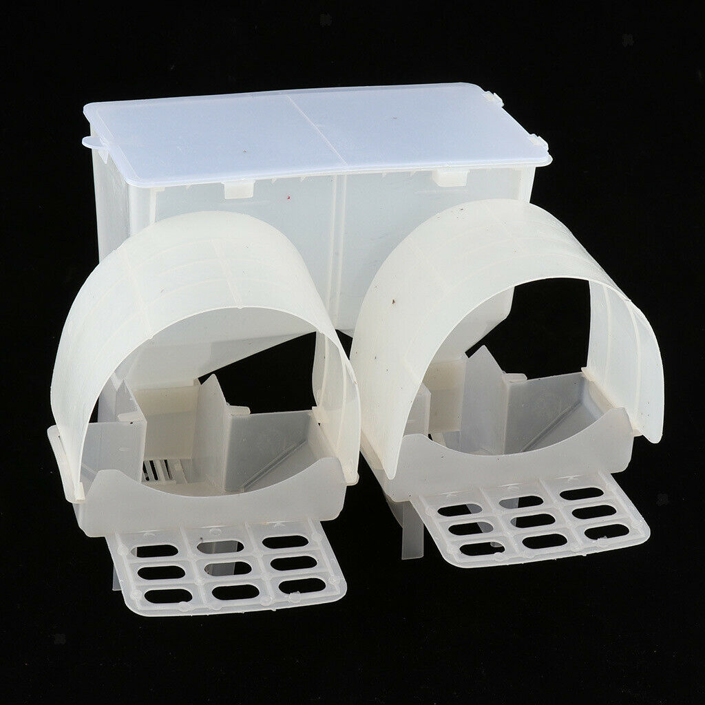 Practical Long Life Service Pigeon Supplies Double Feed Boxes Multifunction