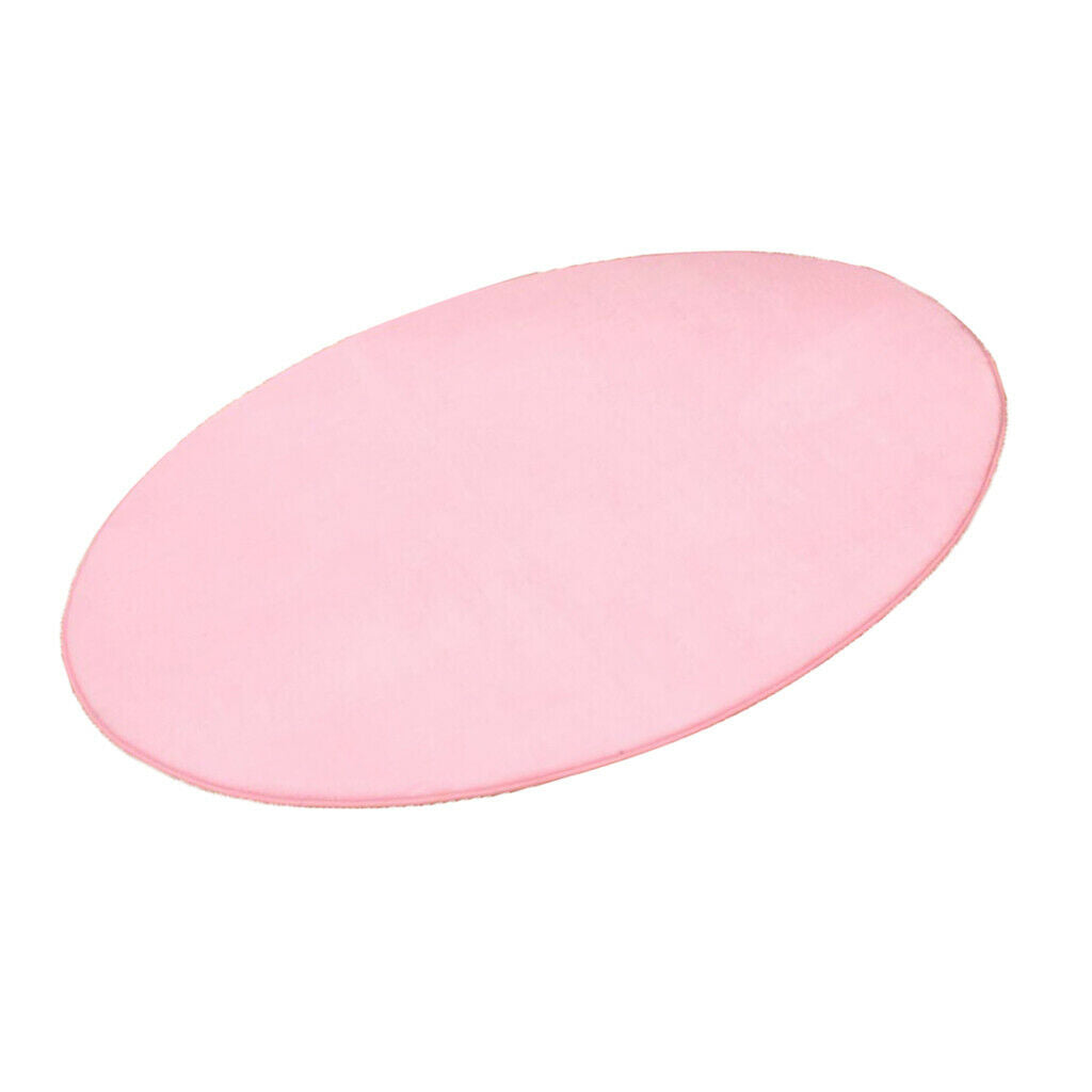 Circular Plush Crawling Tent Pad Area Rugs Diameter Bedroom Playhouse Pink