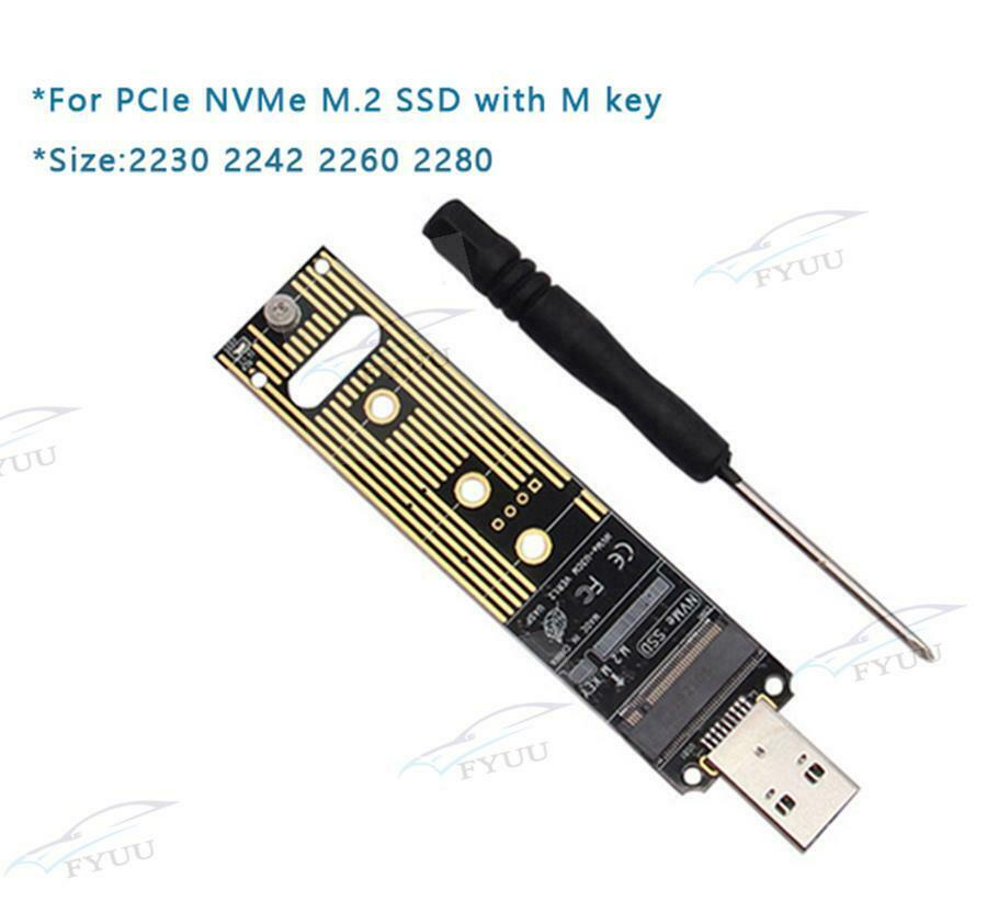 M.2 NVMe to USB 3.1 SSD Adapter PCI-E to USB-A 3.0 Internal Card 10Gbps USB3.1