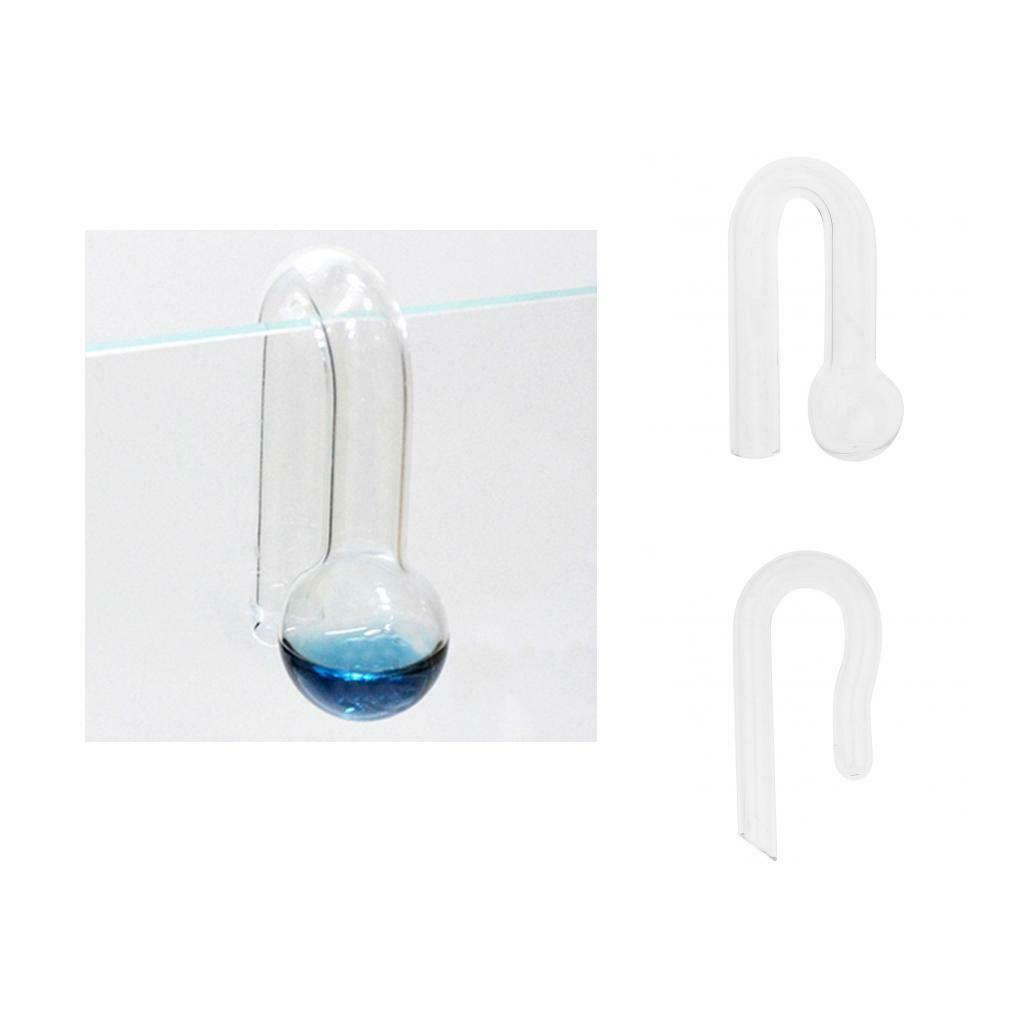 2Pcs Aquarium CO2 Glass Drop Checker-Test Aquarium CO2 pH indicator Solution