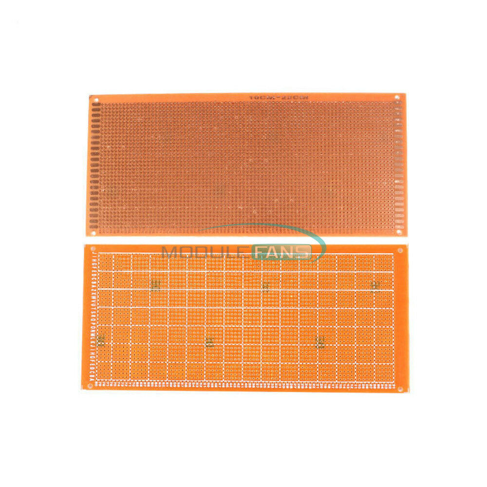2PCS DIY Prototype Paper Single Side PCB Universal Board 10 x 22cm 10*22 cm