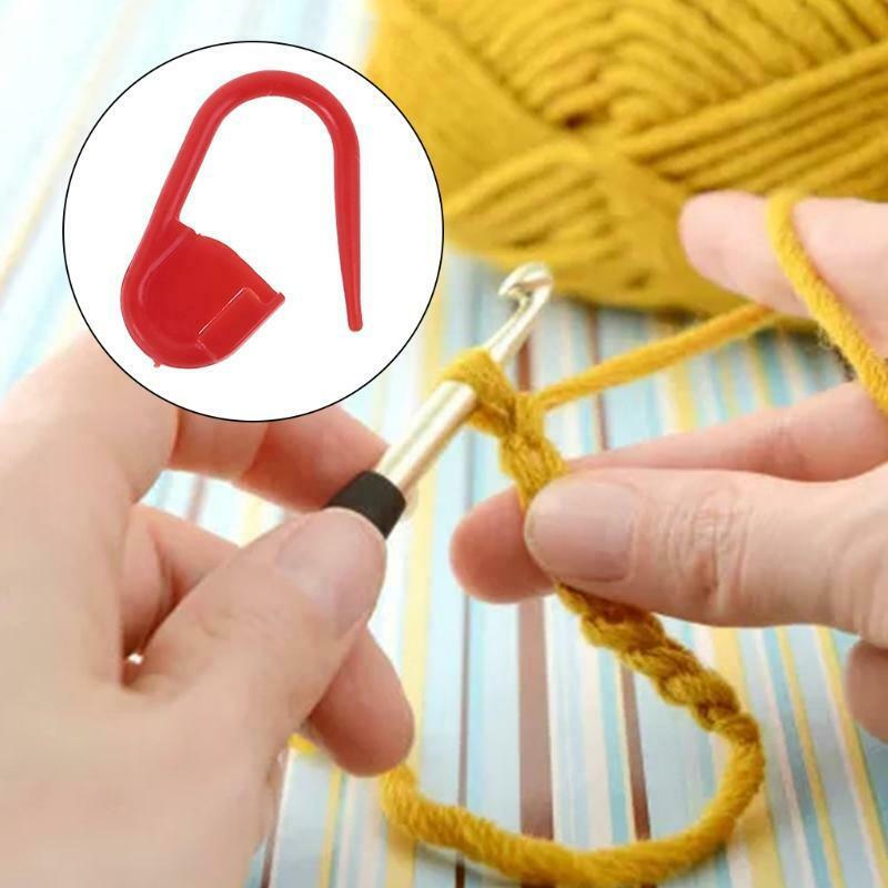 1Set Twist Curved Hand Knit Knitting Needles U-shaped Cable Needle Stitch Marker