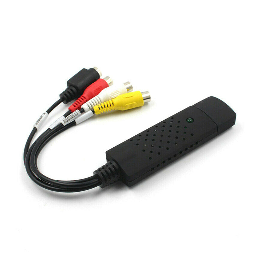 USB Video Audio AV Capture Card Recorder Tape DVD Player To Computer Win10 8 7 B