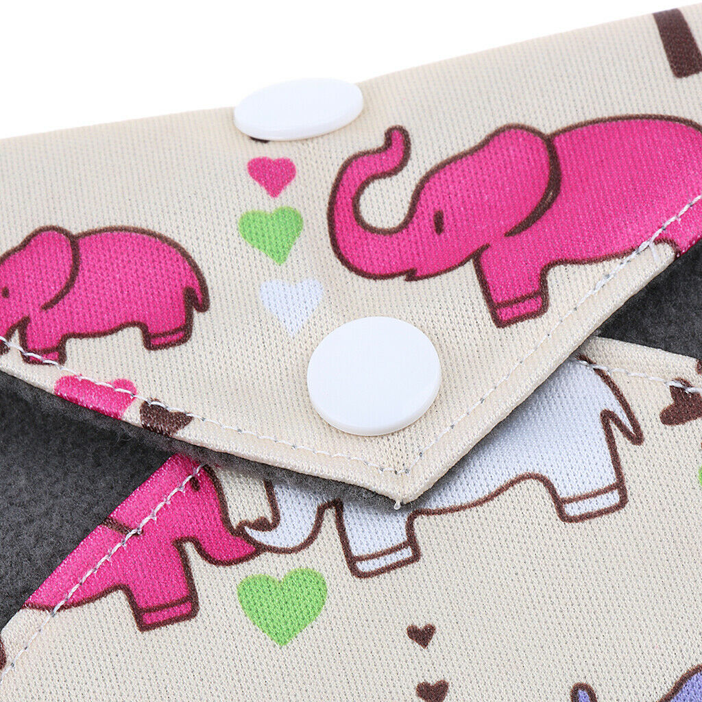 15x Charcoal Bamboo Cloth Menstrual Pads Sanitary Pad Super Absorbent 7"
