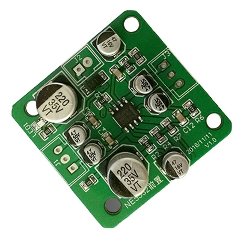 NE5532 OP-AMP Pre-Amplifier Tone Board Dual Channel Preamp Board Compatible wiX9
