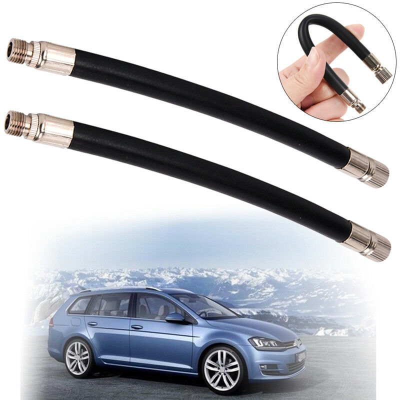 Flexible Rubber Tyre Valve Extension 160mm Twin Wheel Lorry Van Bus .l8