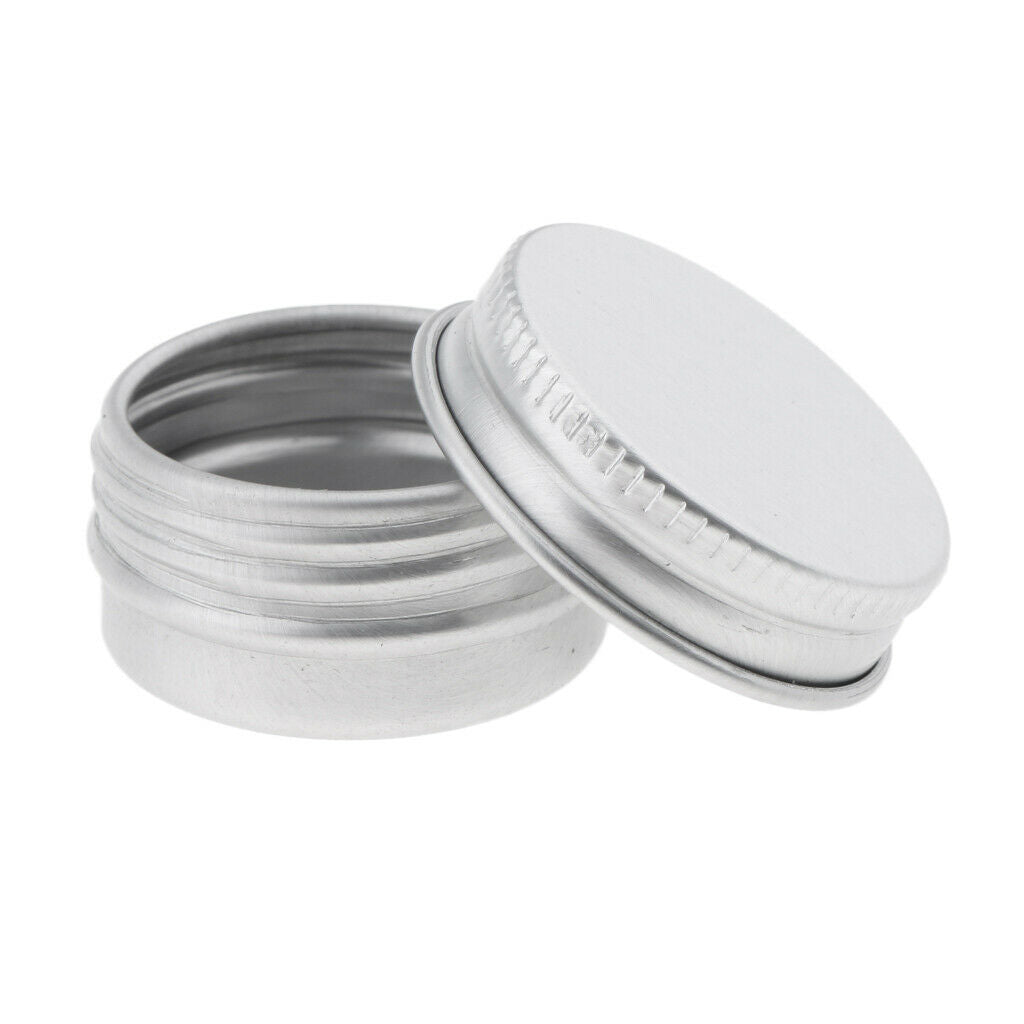 Aluminum Tin Jars,20 Packs 5g 15g Round Aluminum Tin Cans Screw Top Tins
