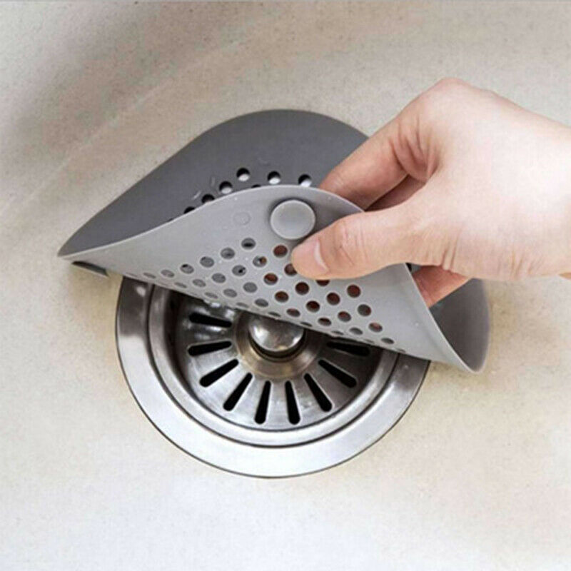 1PC Shower Drain Silicone Kichen Sink Drain Hair Stopper Catcher Filter B.l8