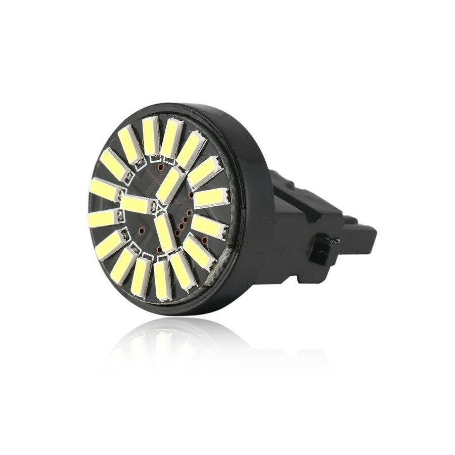 8x T20 7443 W21/5W 4014 19SMD Car Reversing Brake Tail Stop Led Light Turn Lamp
