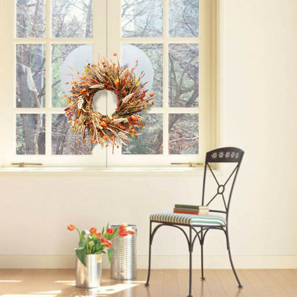 24inch Large Front Door Wreath Handcrafted Garland for Home Wall Decor