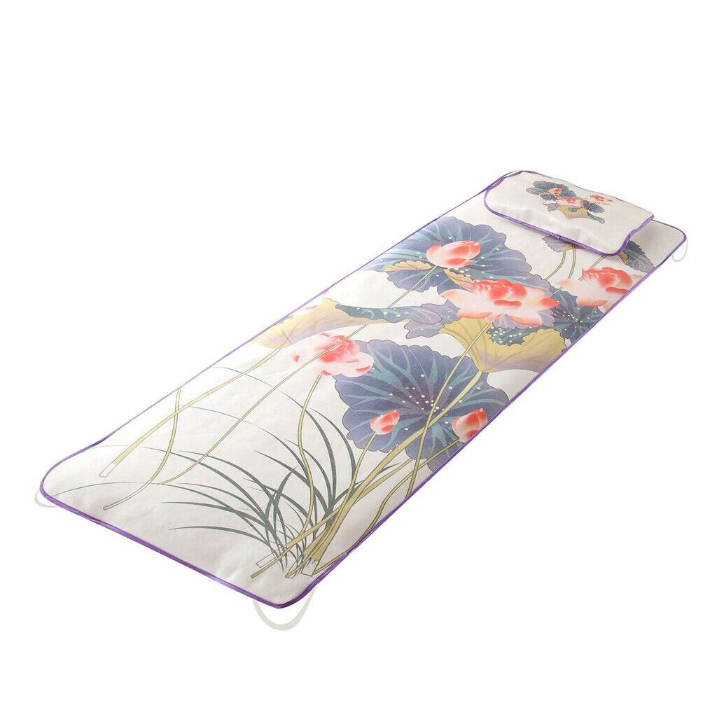 Beauty Bed Pad Salon SPA Massage Ice Silk Mat Cooling Mattress Violetlotus