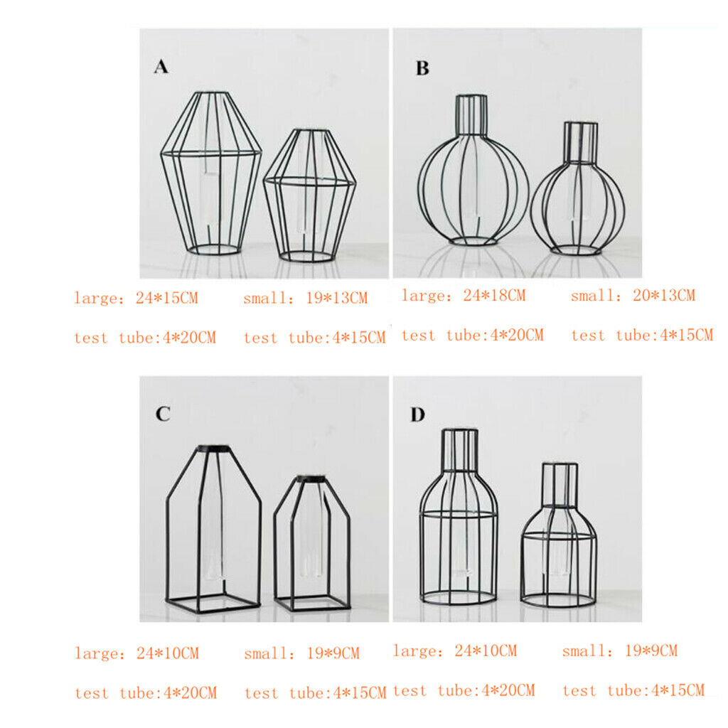 Nordic Style Iron Flower Plants Vase Flower Planter for Home Decor  3-L