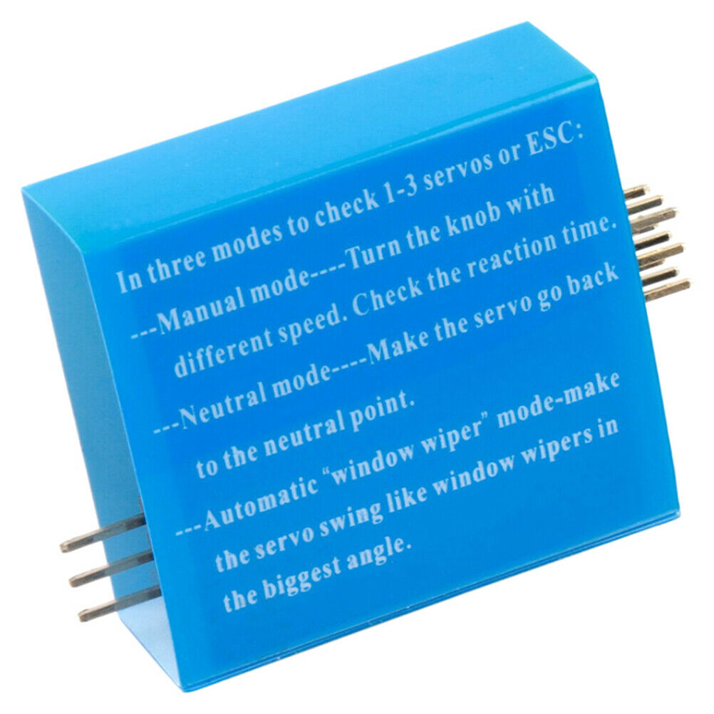 Steering gear tester CCPM 3-mode ESC servo motor for RC helicopters adjus.l8
