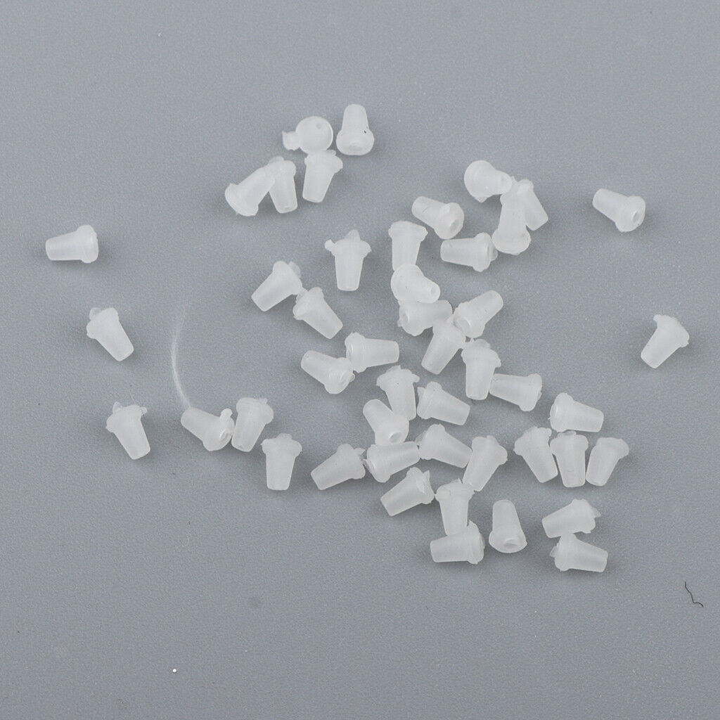 50 Pcs Carp Rig  Stop Fishing Hook Stopper Clutch Stopper