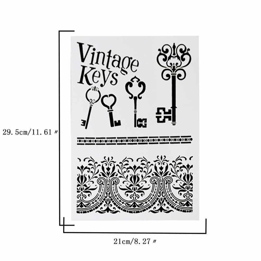 key layering stencils for walls painting scrapbooking stamping stamp albu.l8