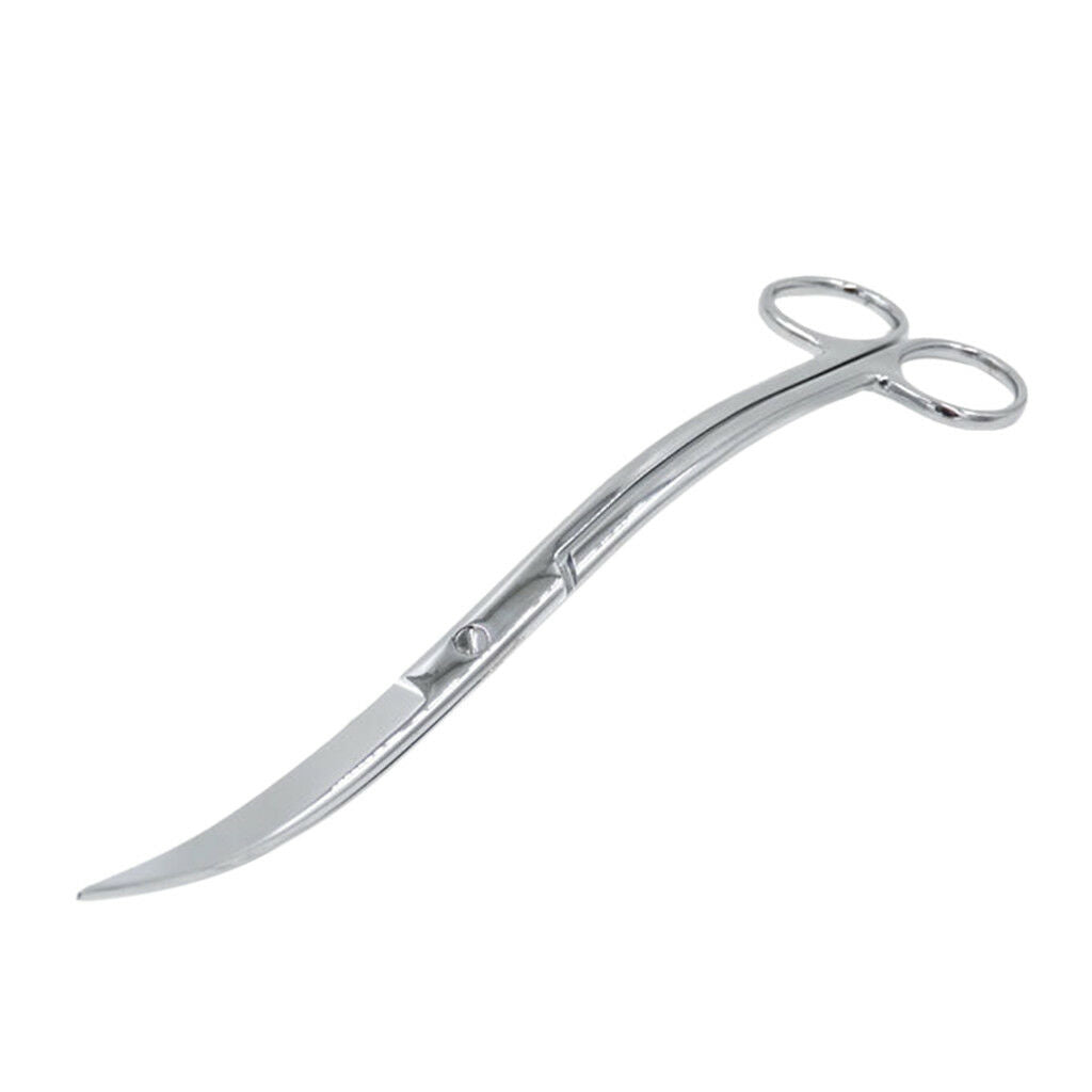 Stainless Steel Aquarium Aquatic Plant Wave Scissor Tool for Water Plant