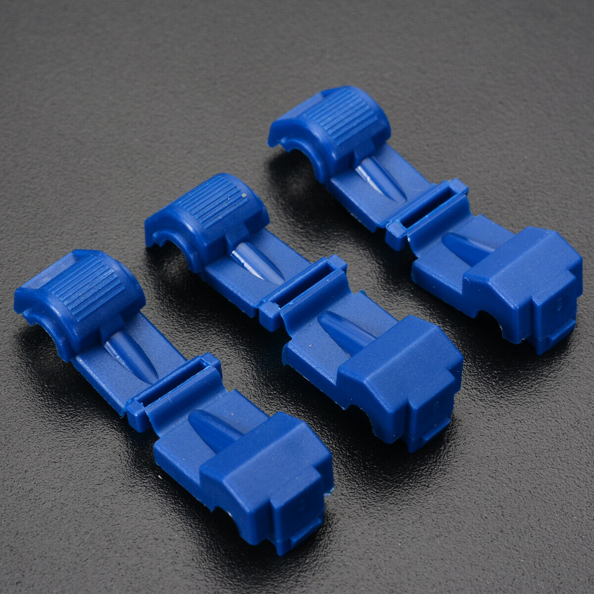 40p/Set T-Taps & Male Insulated Quik Splice Lock Wire Terminals Connectors Blue