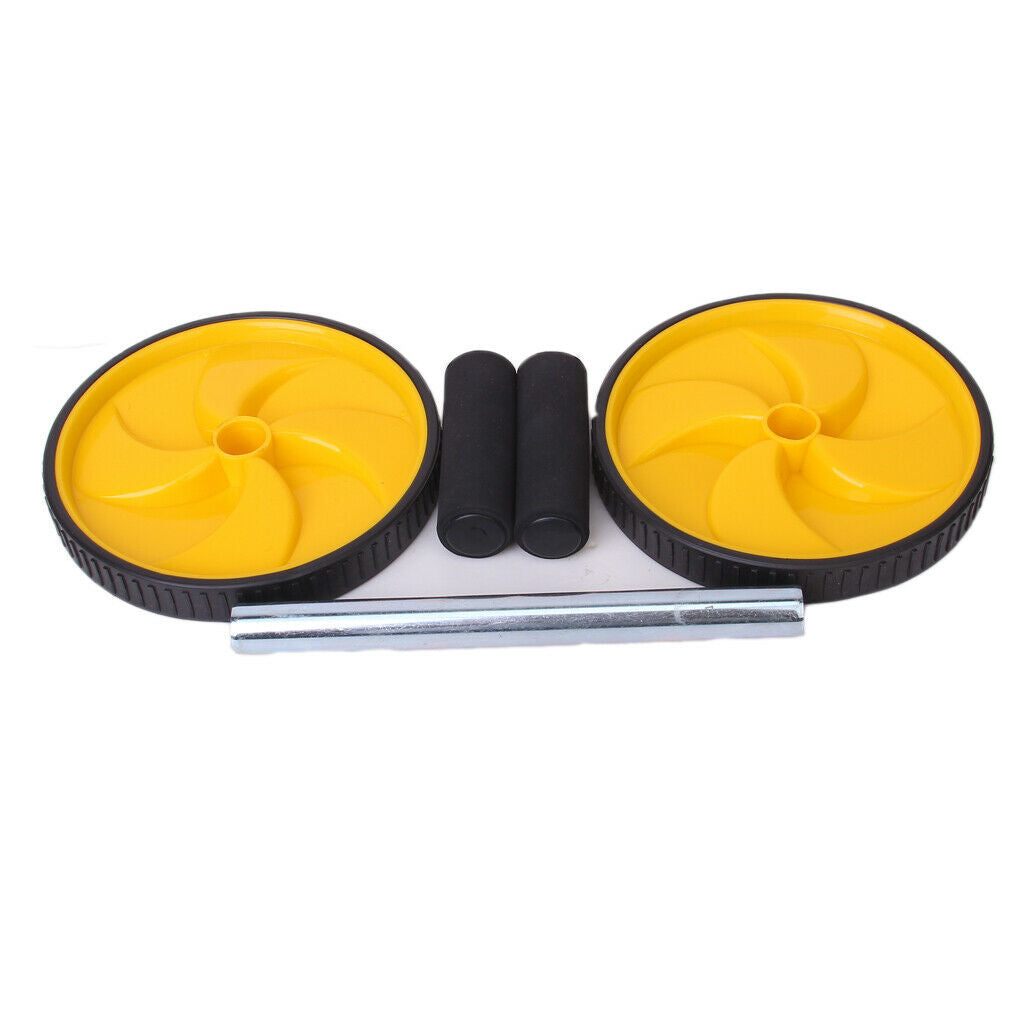 Gym Abs Shoulders Arms Back Fitness Abdomen Trainer Workout Exercise Wheel