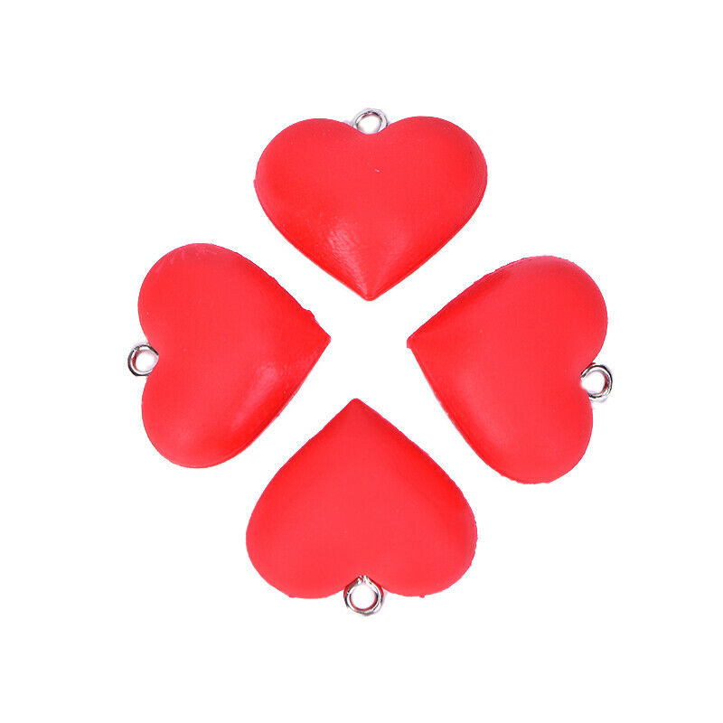 10pcs/lot Heart Charms Pendant DIY Earrings Bracelet Findings Jewelry MakingJ DD