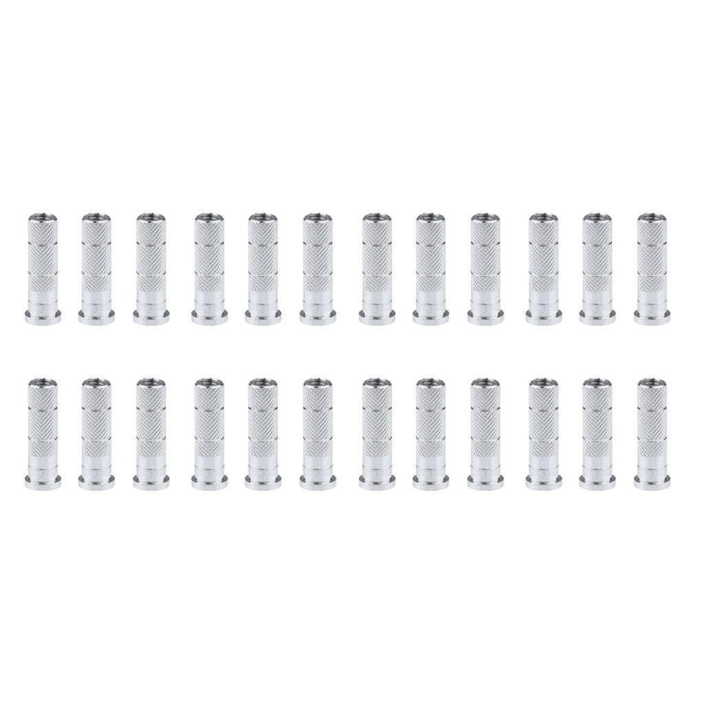 24 Pieces/Pack Aluminum Arrow Inserts For 6.2mm Arrow Shaft Archery Accessories-