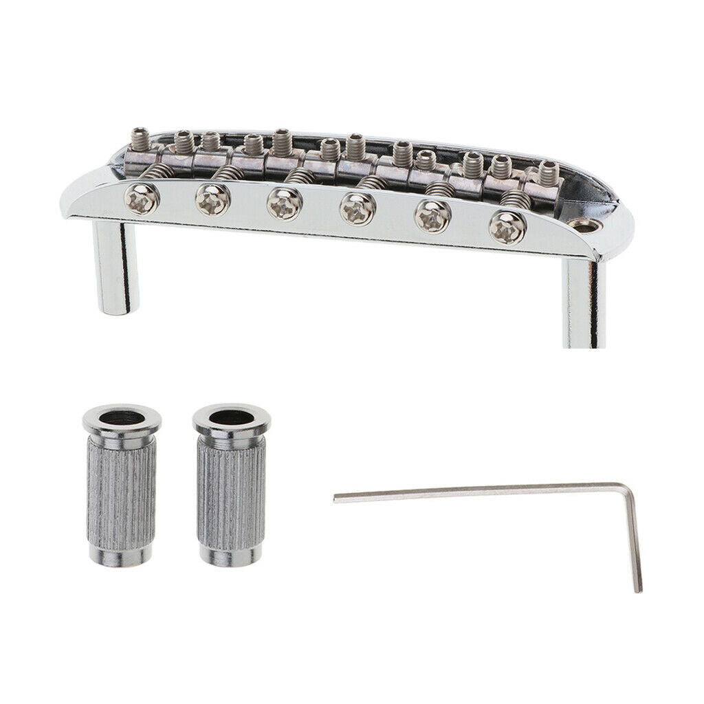 Guitar Bridge Assembly w/ Screw & Wrench Electric Guitars Parts Accessory